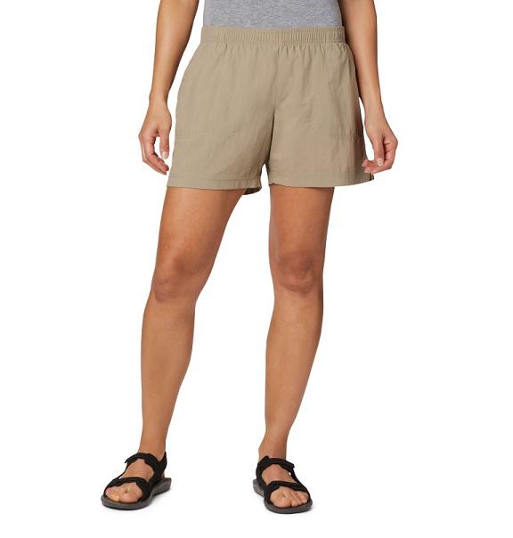 Columbia Sandy River Shorts Beige For Women's NZ56238 New Zealand